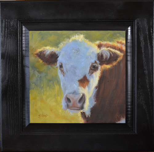 Pasture Princess 11x11 $645 at Hunter Wolff Gallery